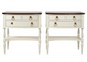 PAIR OF HICKORY CHAIR CO. WHIT