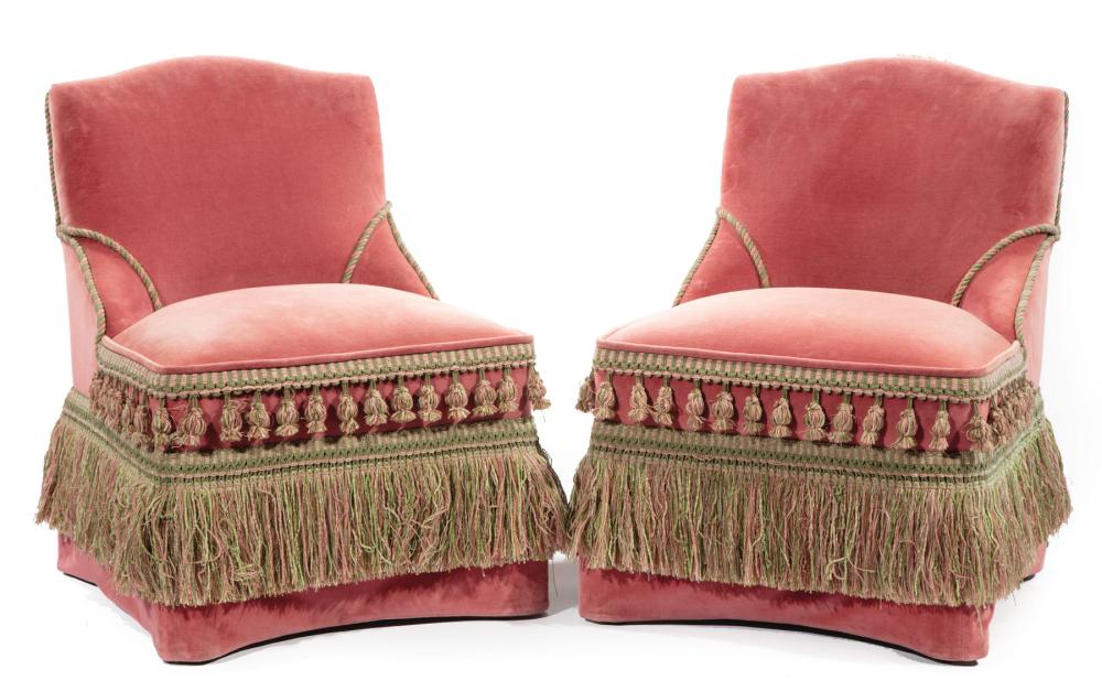 PAIR OF HIGH VICTORIAN SLIPPER