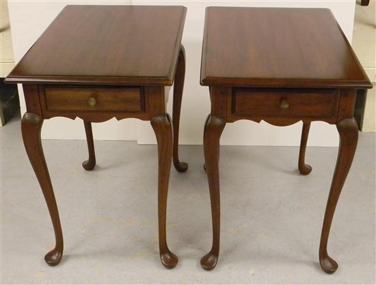 Pair of Hitchcock mahogany veneer
