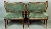 PAIR OF HOLLYWOOD REGENCY MAHO