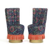 PAIR OF HOLLYWOOD REGENCY STYL