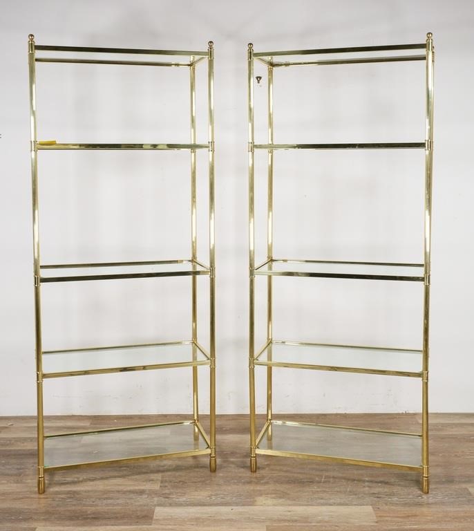 PAIR OF HOLLYWOOD REGENCY STYLE