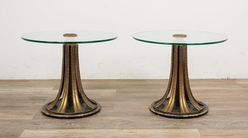 PAIR OF HOLLYWOOD REGENCY STYLE