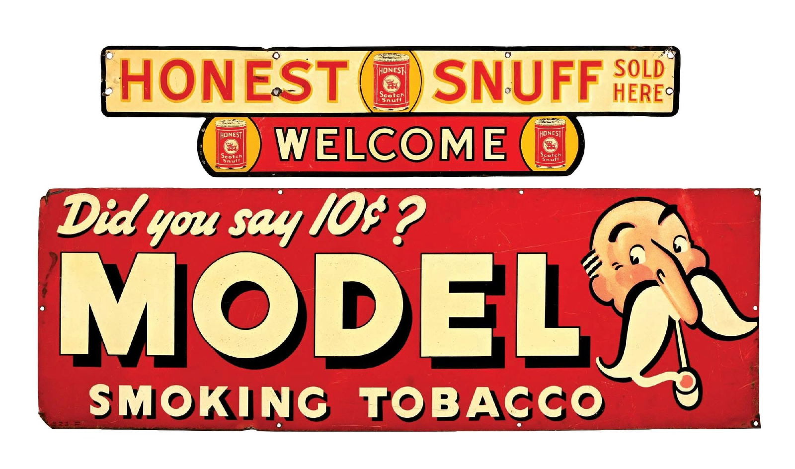 PAIR OF HONEST SNUFF SOLD HERE &