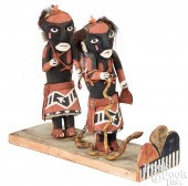 PAIR OF HOPI INDIAN KACHINA DO