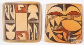 PAIR OF HOPI-TEWA INDIAN POLYC