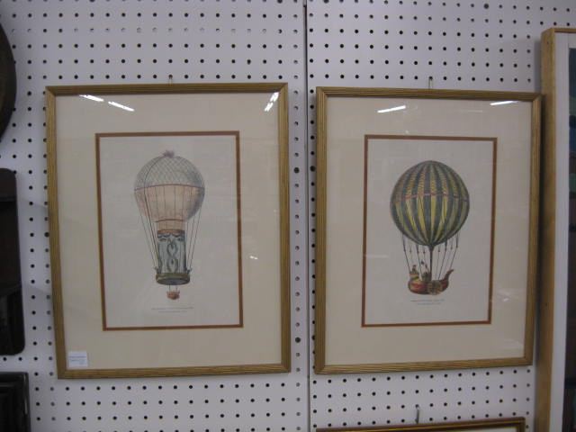 Pair of Hot Air Balloon Prints
