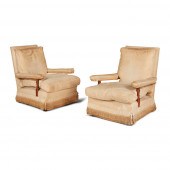 PAIR OF HOWARD & SONS LATE VIC