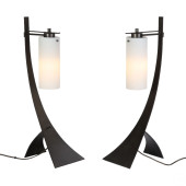 PAIR OF HUBBARDTON FORGE STEEL
