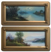 PAIR OF HUDSON RIVER STYLE PAS