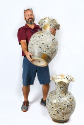 PAIR OF HUGE SIGNED SATSUMA CR