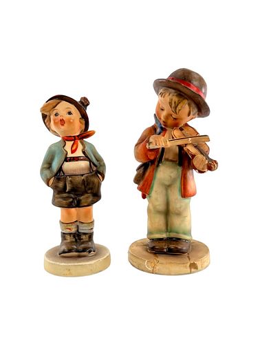 PAIR OF HUMMEL FIGURINES-