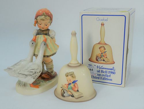 PAIR OF HUMMEL'S, TO INCLUDE 'GOOSE