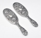 PAIR OF HUNG CHONG REPOUSSE EX