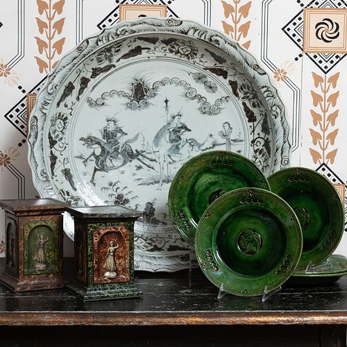 PAIR OF HUNTLY AND PALMER FAUX