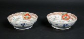 PAIR OF IMARI JAPANESE PORCELA