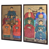 PAIR OF IMPORTANT CHINESE ANCE
