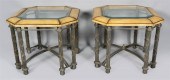 PAIR OF IMPRESSED LEATHER AND