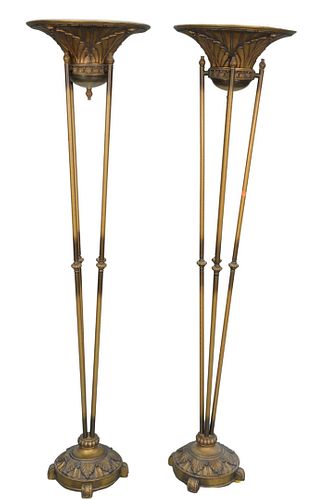 PAIR OF INDIRECT TORCHIERE LIGHT