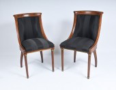 PAIR OF INLAID FRENCH DIRECTOI