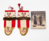 PAIR OF INUIT MUKLUKS & INUIT