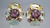 PAIR OF IRADJ MOINI SIMULATED