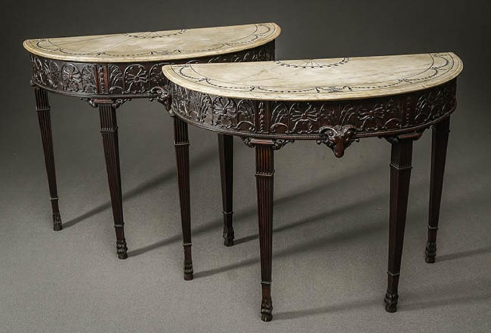 PAIR OF IRISH GEORGE III STYLE