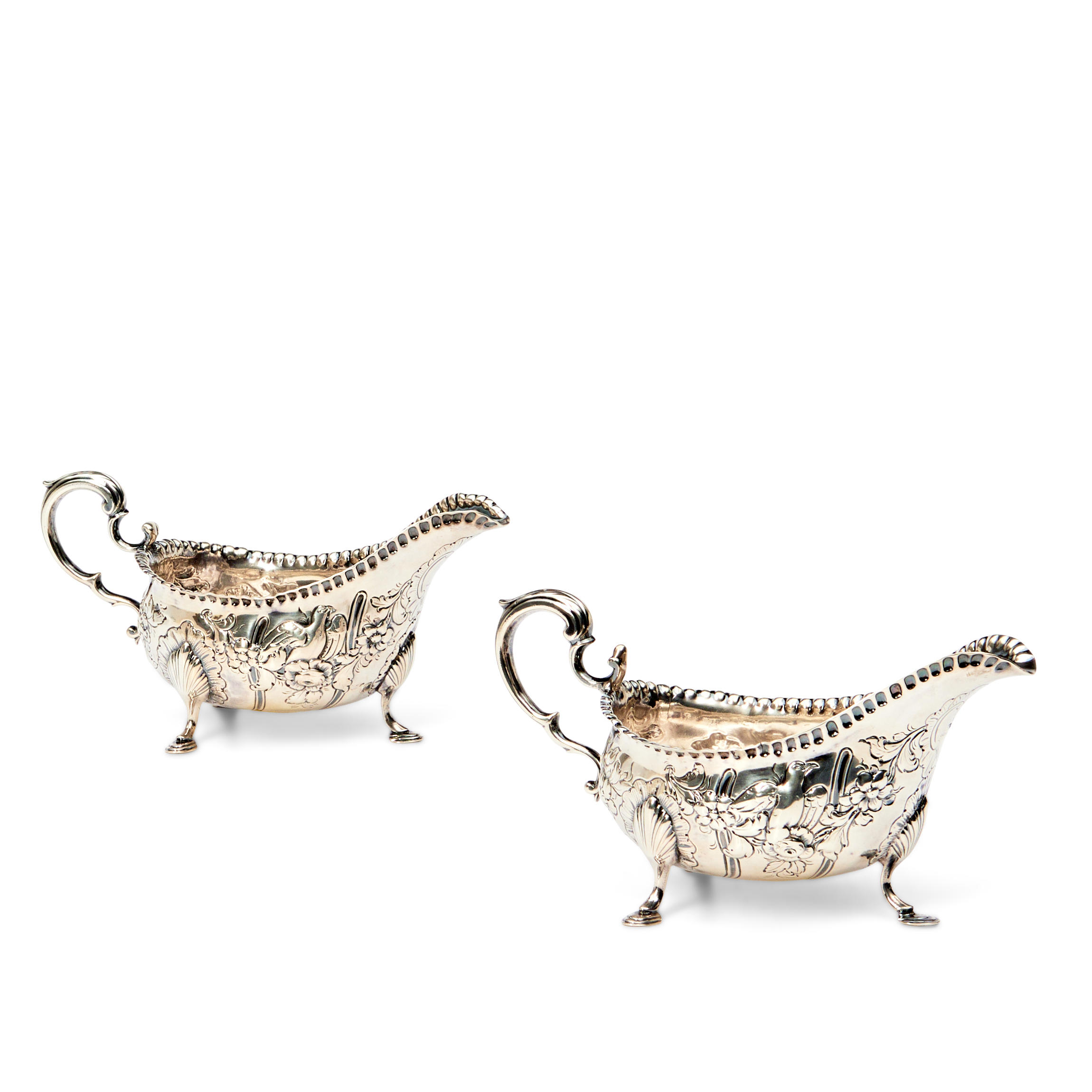 PAIR OF IRISH GEORGE III STERLING