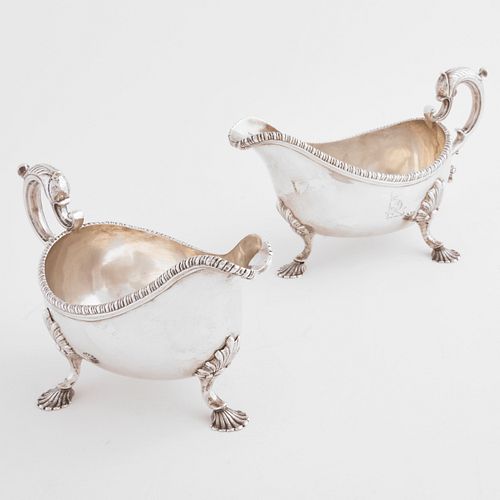 PAIR OF IRISH GEROGE III SILVER