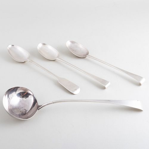 PAIR OF IRISH SILVER STUFFING