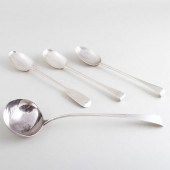 PAIR OF IRISH SILVER STUFFING