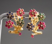 PAIR OF ITALIAN 18-KARAT YELLO