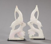 Pair of Italian Art Deco Carve