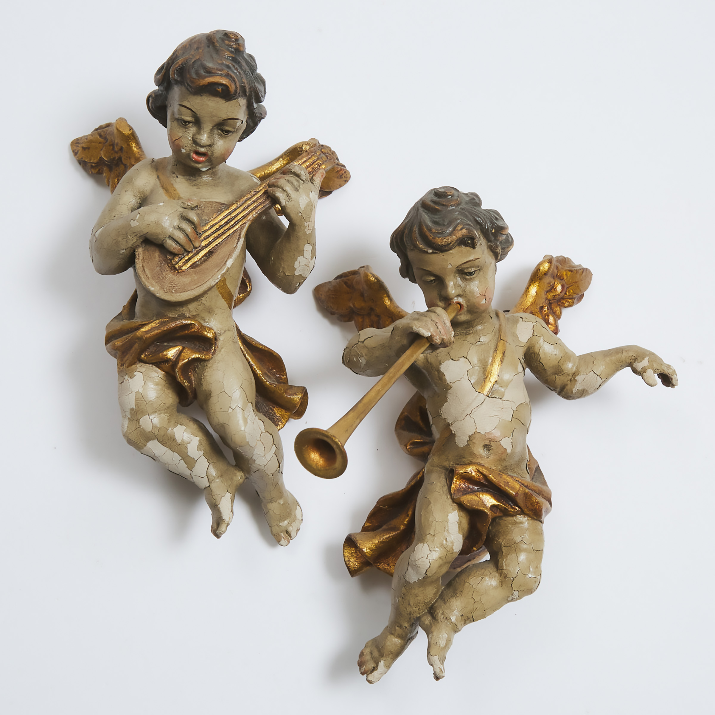 Pair of Italian Baroque Carved,