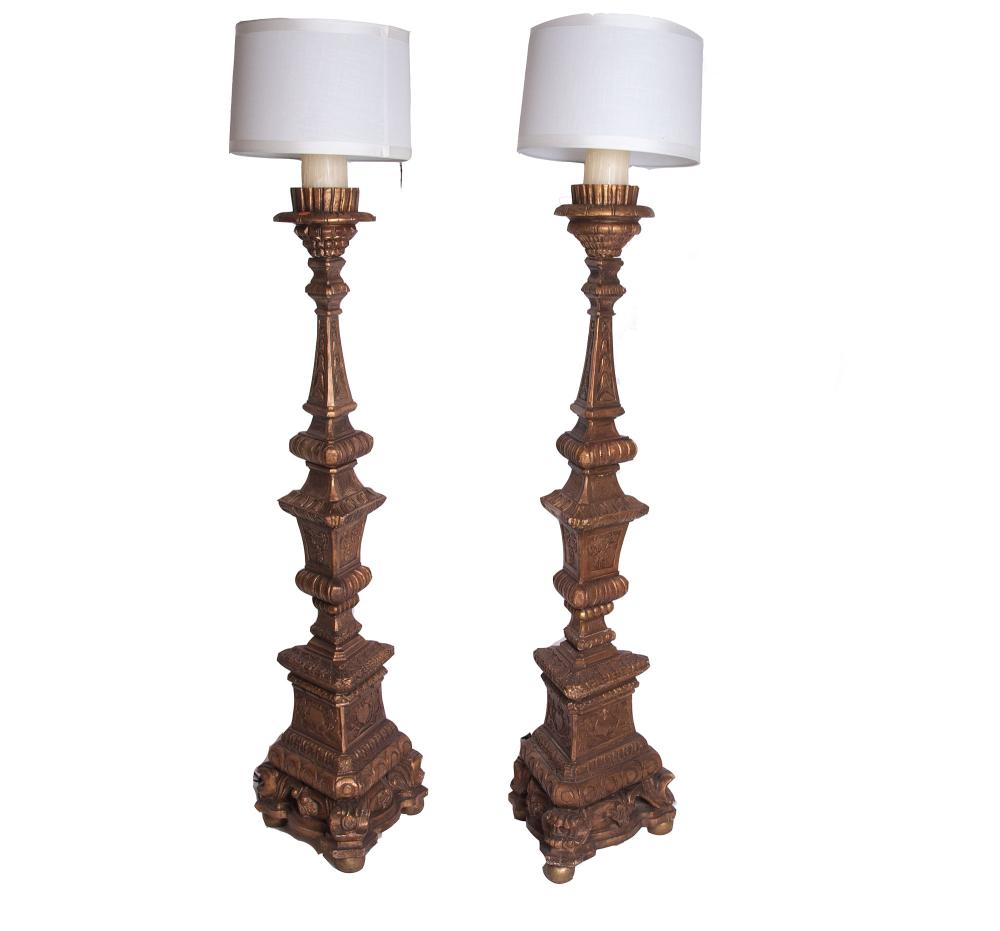 PAIR OF ITALIAN BAROQUE STYLE