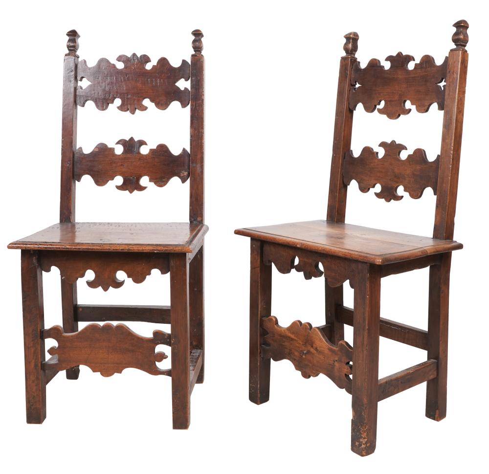 PAIR OF ITALIAN BAROQUE-STYLE