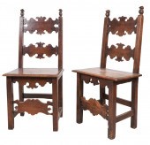 PAIR OF ITALIAN BAROQUE-STYLE