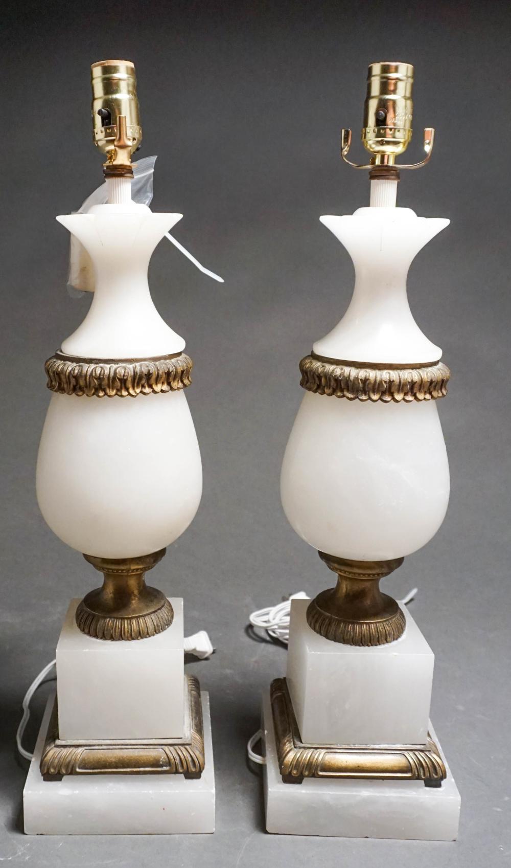 PAIR OF ITALIAN BRASS MOUNTED