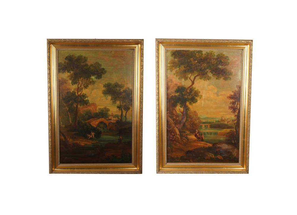 PAIR OF ITALIAN CARPRICCIO