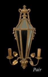 Pair of Italian Carved Giltwoo