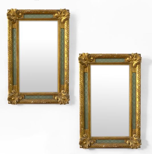 Pair of Italian Carved Giltwood