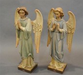 PAIR OF ITALIAN CARVED PAINTED