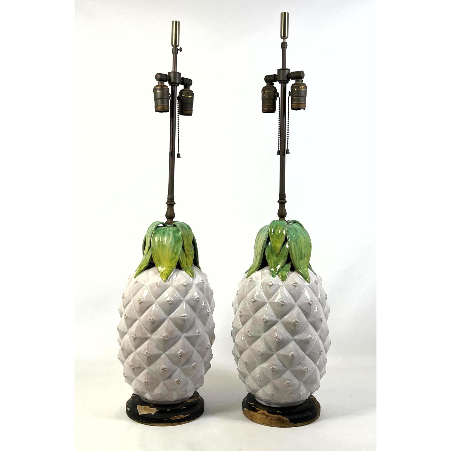 Pair of Italian Ceramic Figural