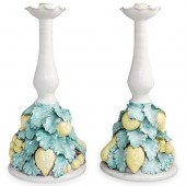 PAIR OF ITALIAN CERAMIC LARGE