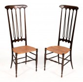 PAIR OF ITALIAN CHIAVARI TALL-