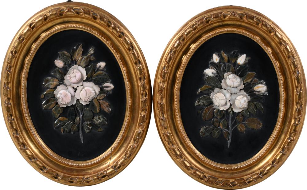 PAIR OF ITALIAN CLASSICAL CARVED