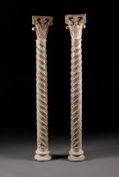 Pair of Italian Cosmatesque st