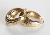 PAIR OF ITALIAN FOURTEEN KARAT