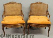 Pair of Italian fruitwood open
