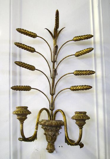 Pair of Italian Gilded Metal and